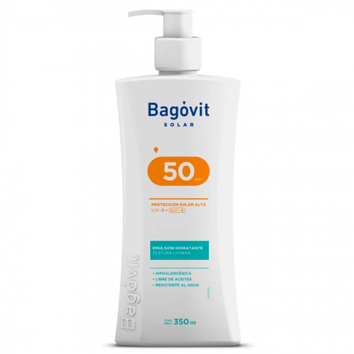 Bagovit Solar Fps50 Emulsión Hidtratante X 350 Gramos