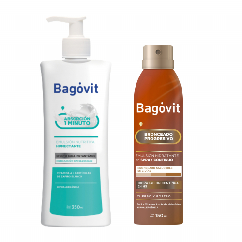 Combo Bagovit Corporal Hidratación + Autobronceado