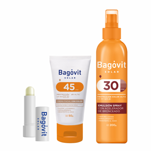 Combo Bagovit Solar Facial Y Corporal Completo