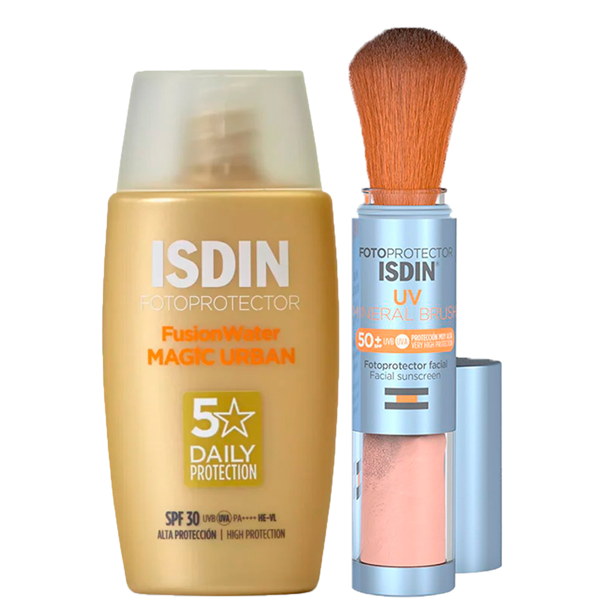 Isdin Combo Fusion Water Magic Urban + Uv Mineral Brush
