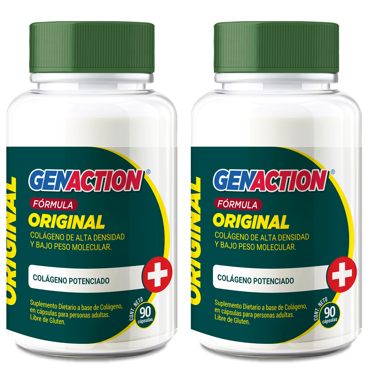 Pack 2 Genaction Colágeno Hidrolizado Fórmula Original