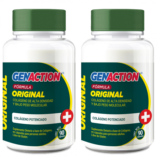 Pack 2 Genaction Colágeno Hidrolizado Fórmula Original