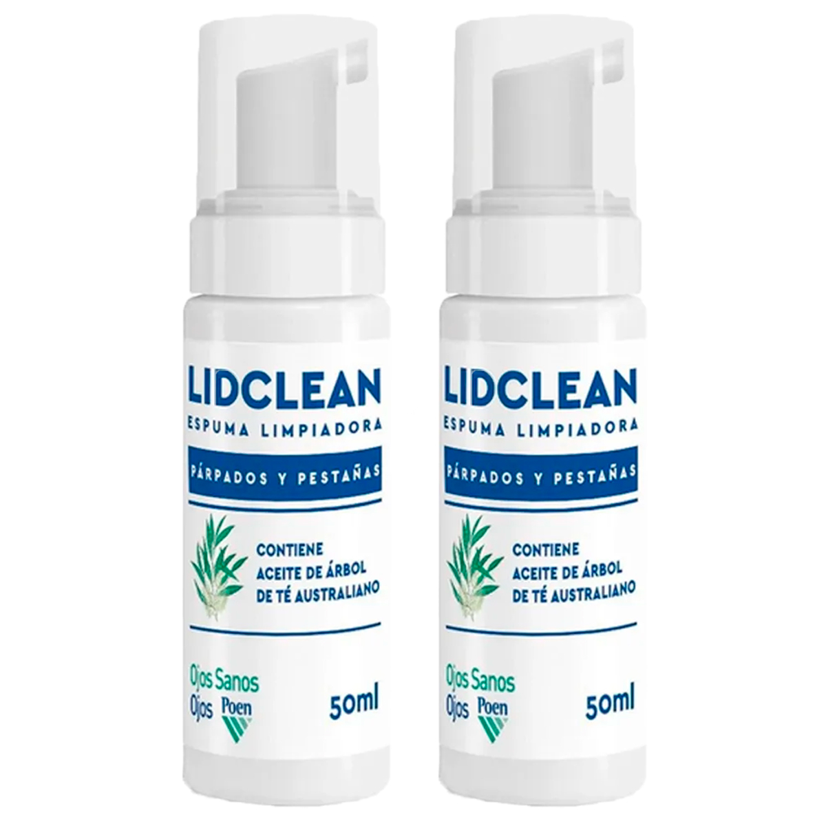 Pack 2 Lidclean Espuma De Limpieza Párpados Y Pestañas