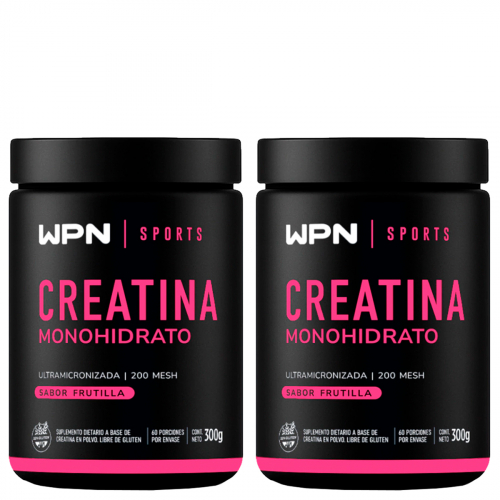 Pack 2 Wpn Sports Creatina Monohidrato Frutilla