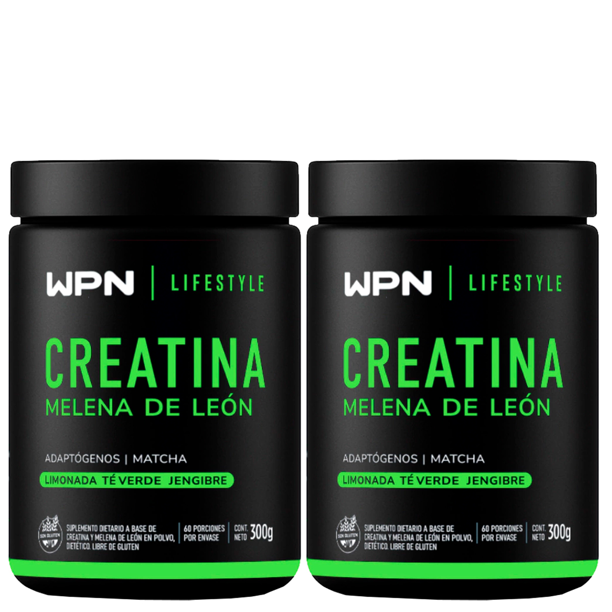 Pack 2 Wpn Lifestyle Creatina Melena De León Polvo