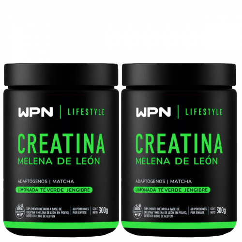 Pack 2 Wpn Lifestyle Creatina Melena De León Polvo
