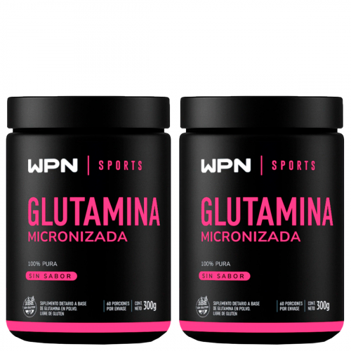 Pack 2 Wpn Sports Glutamina Micronizada Polvo