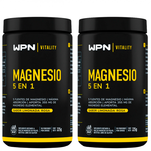 Pack 2 Wpn Vitality Magnesio 5 En 1 Polvo