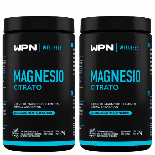 Pack 2 Wpn Wellness Magnesio Citrato Polvo