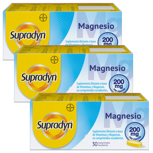 Pack 3 Supradyn Magnesio Suplemento Dietario