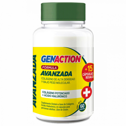 Genaction Colágeno Hidrolizado Fórmula Avanzada