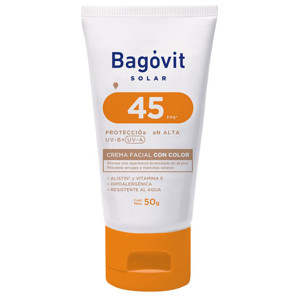 Rutina Bagovit Facial Antiarrugas De Día Y Protección Solar