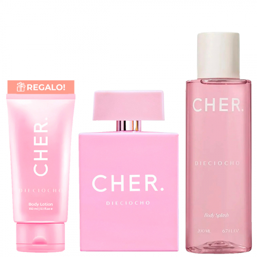 Combo Cher Dieciocho Edp + Body Splash + Body Lotion