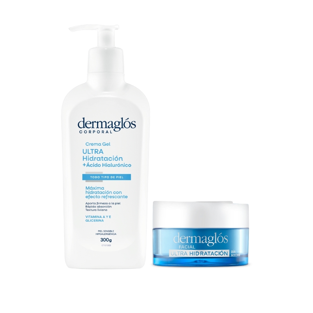 Combo Dermaglós Facial Y Corporal Ultra Hidratación