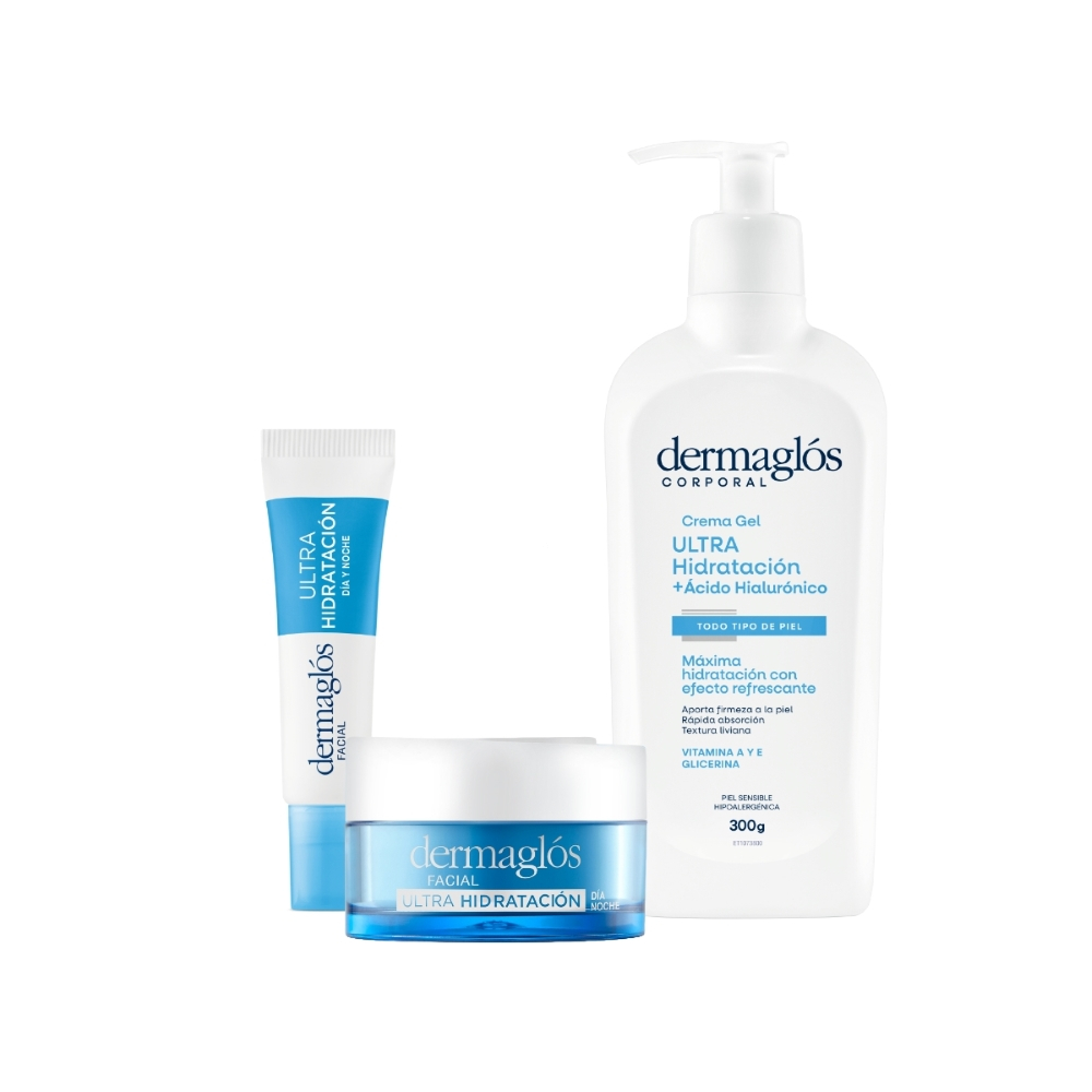 Dermaglós Combo Facial Y Corporal Ultra Hidratación