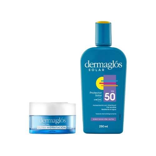 Dermaglós Combo Ultra Hidratación Y Protección Solar