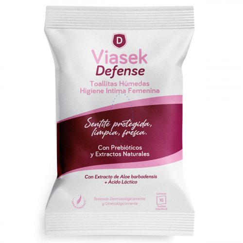 Viasek Defense Toallitas Higiene Intima Femenina