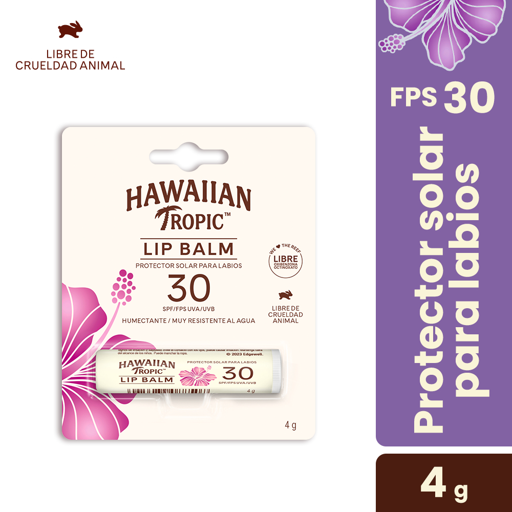 Hawaiian Tropic Lip Balm Fps 30 Protector Labial
