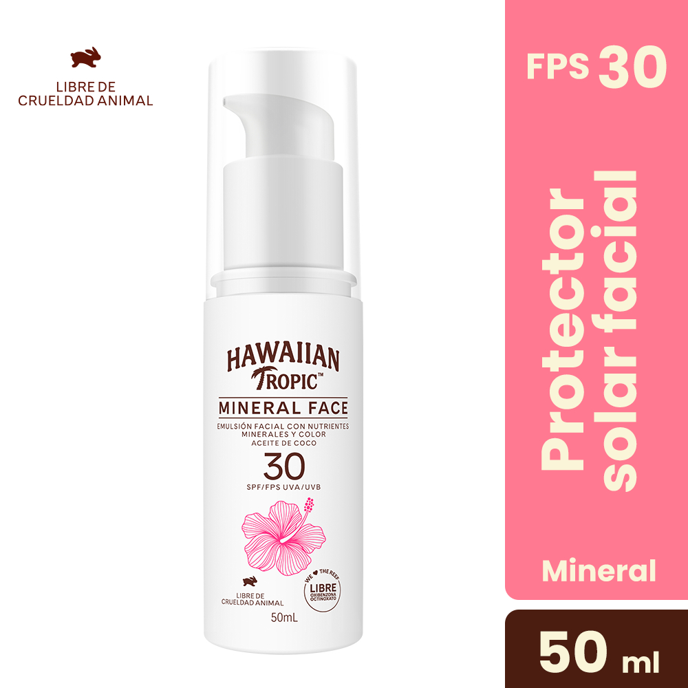 Hawaiian Tropic Mineral Face Color Fps30