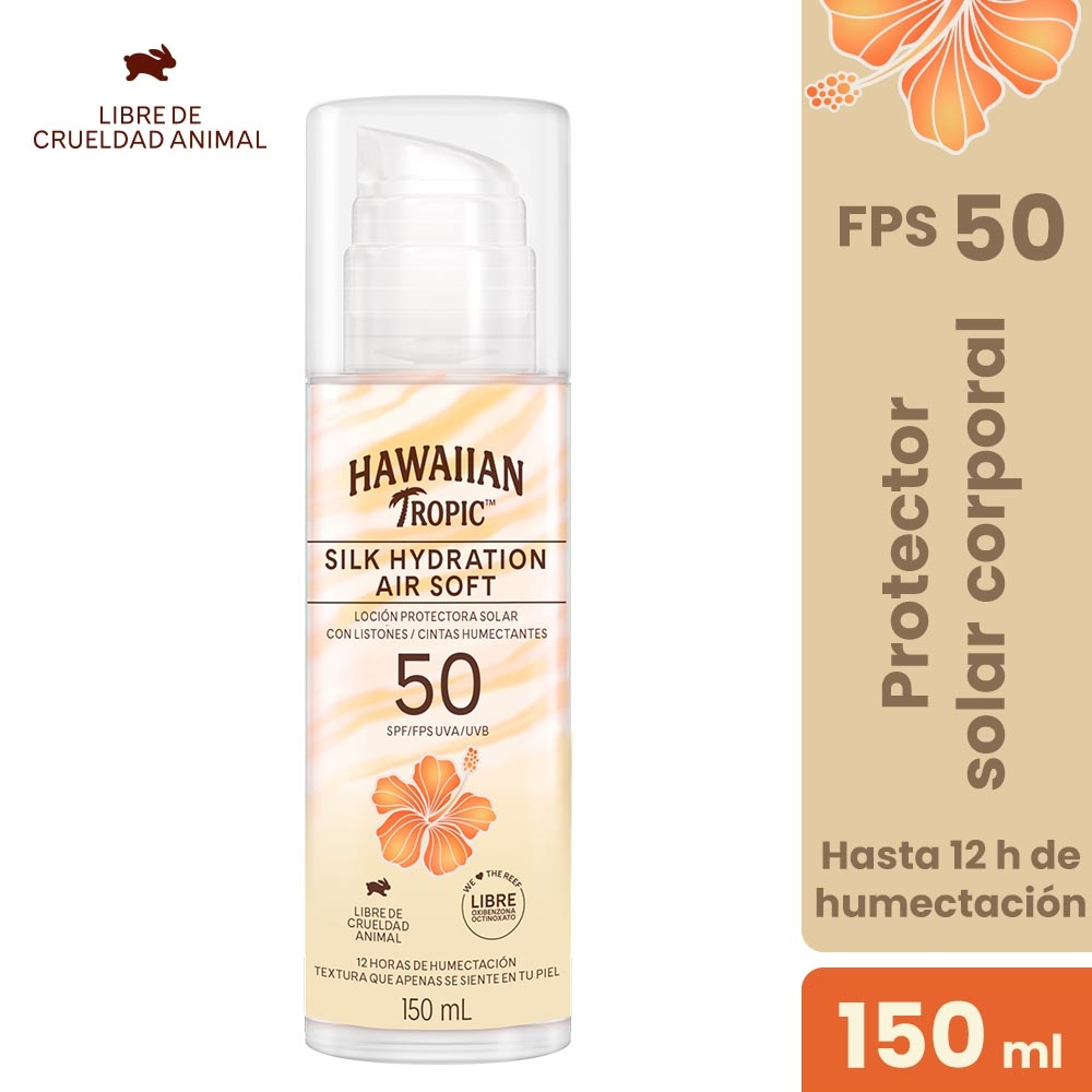 Hawaiian Tropic Silk Hydration Air Soft Fps50 X 150ml
