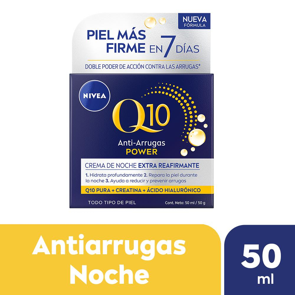 Nivea Q10 Power Crema Facial De Noche Antiarrugas + Reafirmante