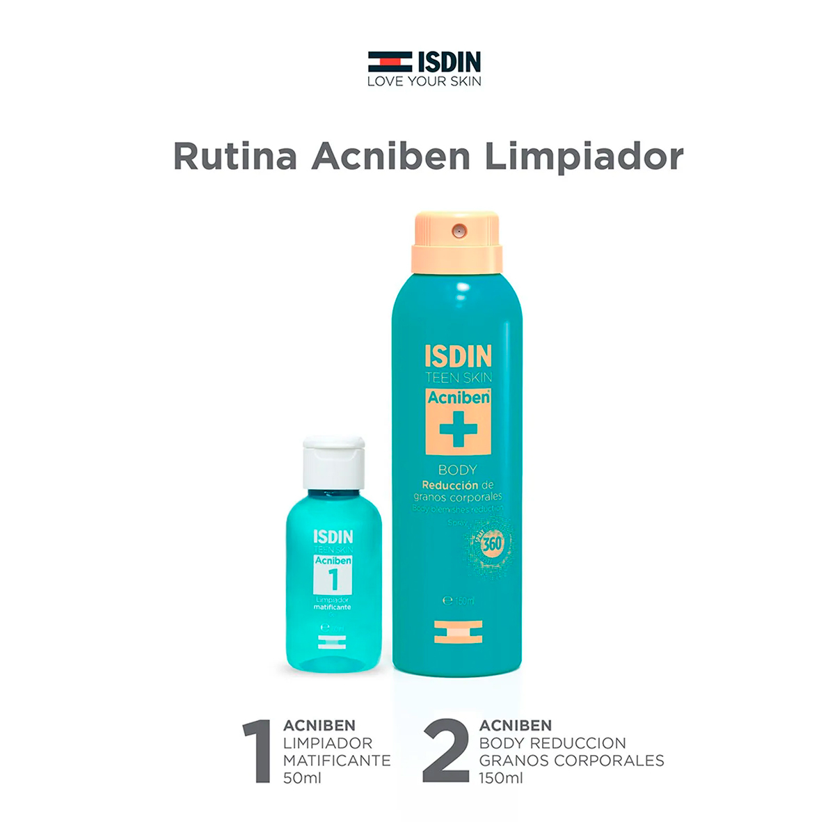 Rutina Isdin Acniben Corporal Anti Imperfecciones