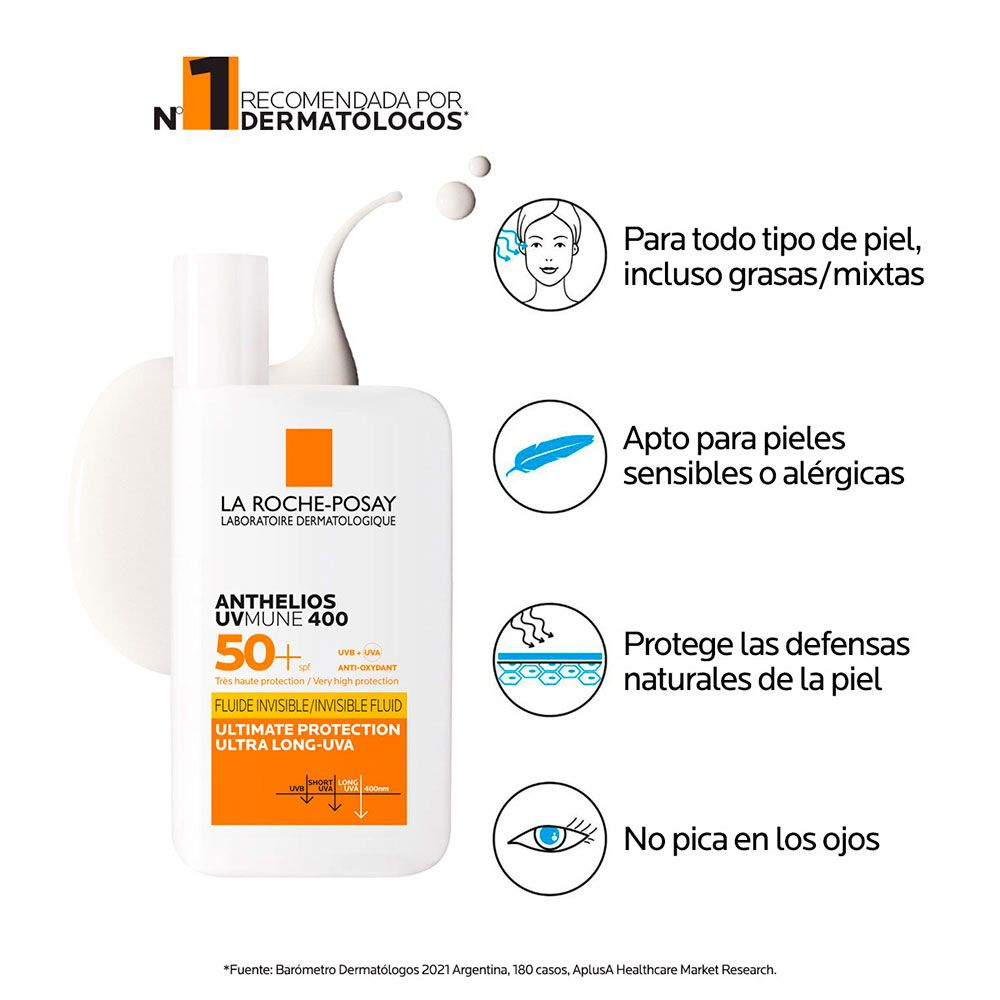 Combo La Roche Posay Anthelios Fluido + Antimanchas + Oil Control