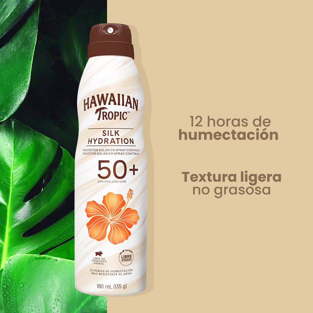 Hawaiian Tropic Silk Hydration Spray Fps50 X 180ml