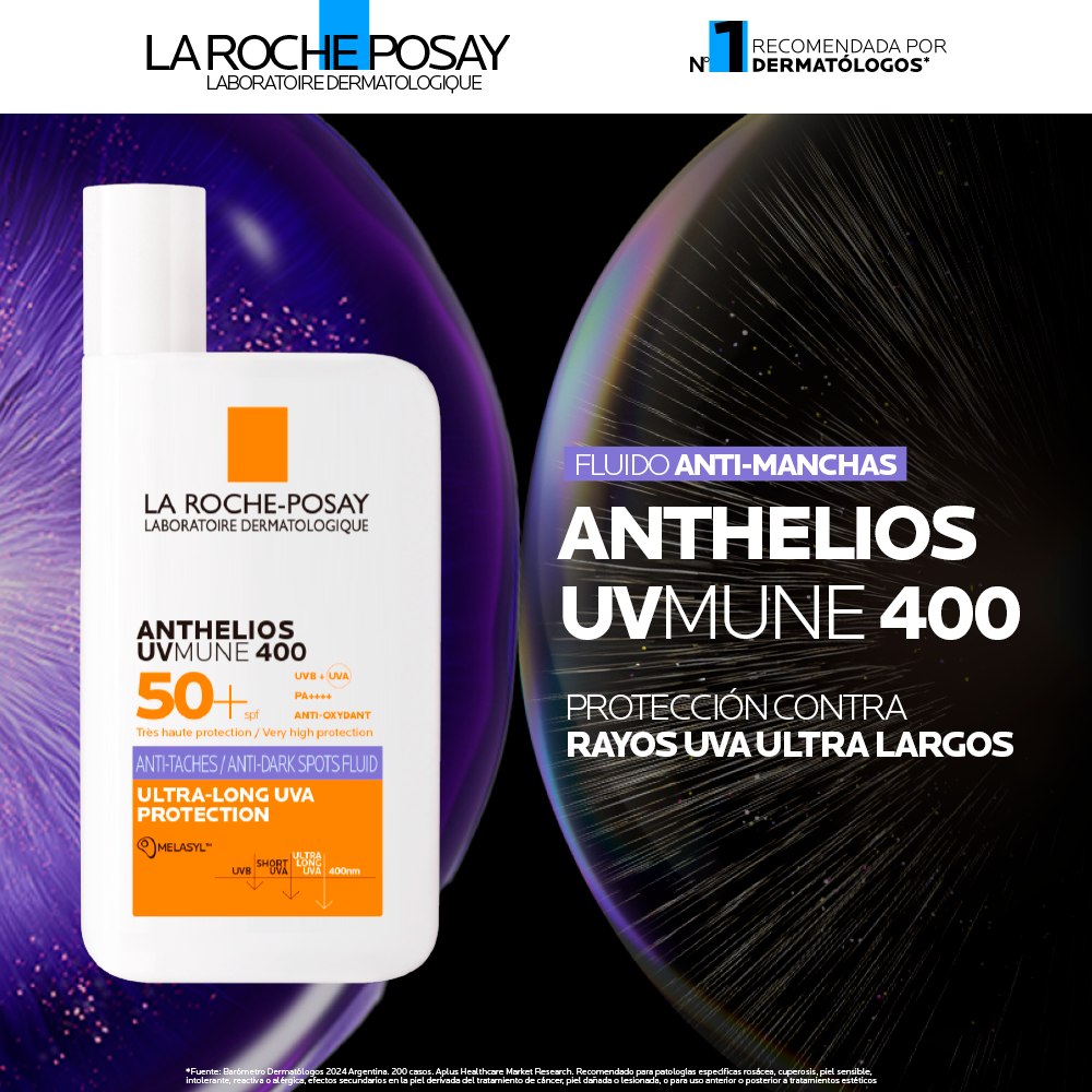 Combo La Roche Posay Anthelios Fluido + Antimanchas + Oil Control