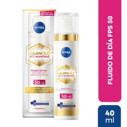 Nivea Luminous630 Fluído Antimanchas Día Fps50