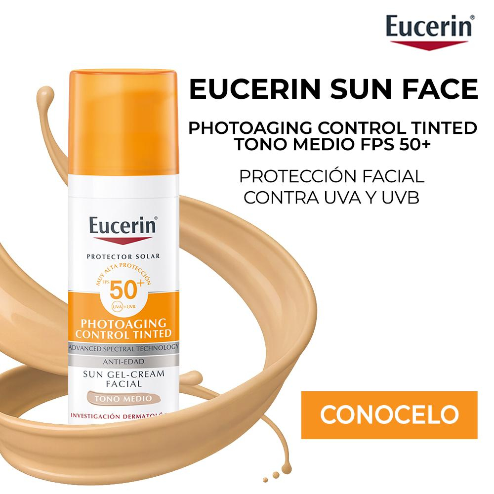Eucerin Sun Fps50+ Crema Antiedad Color Vto 9-26