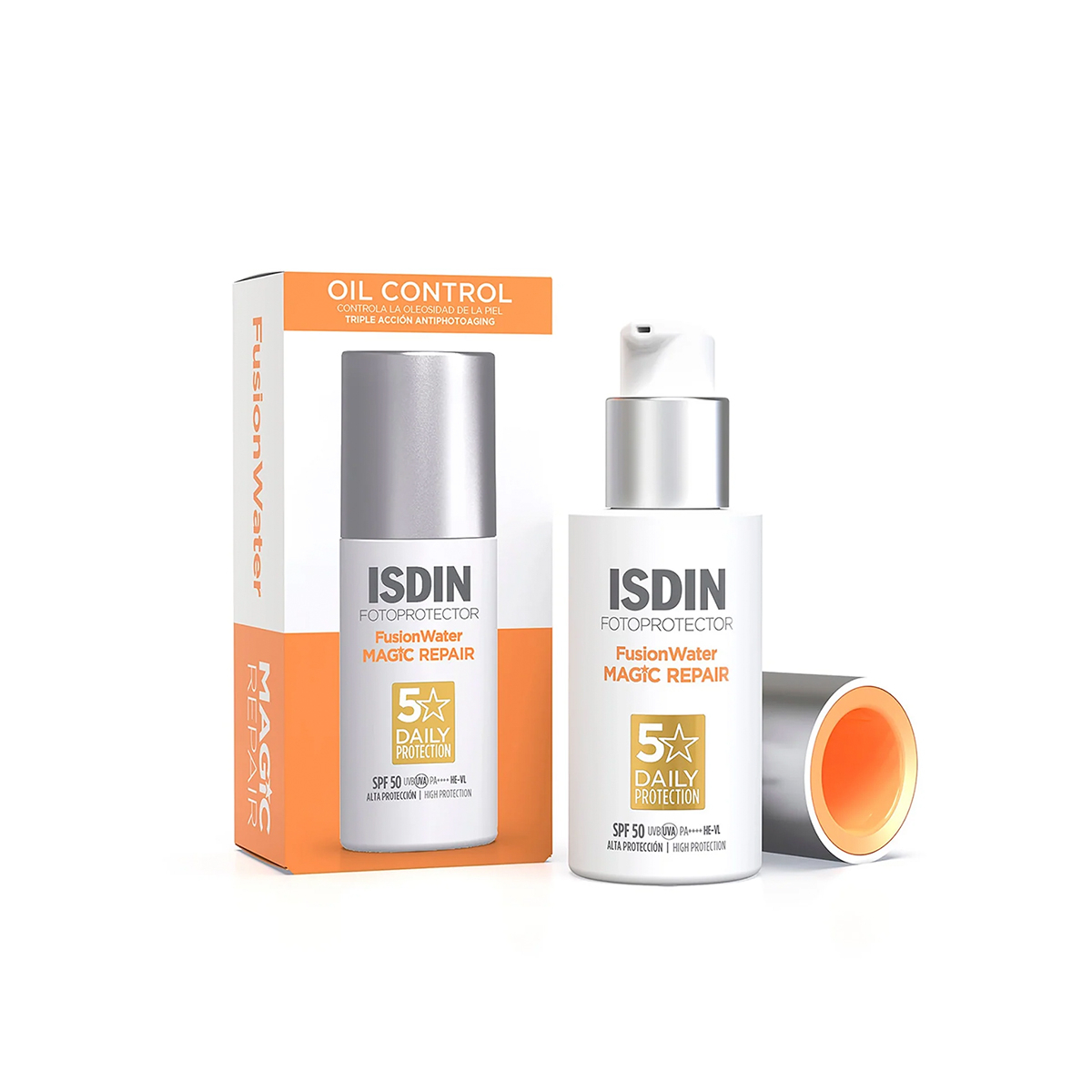 Fotoprotector Isdin Spf50 Fusion Water Magic Repair