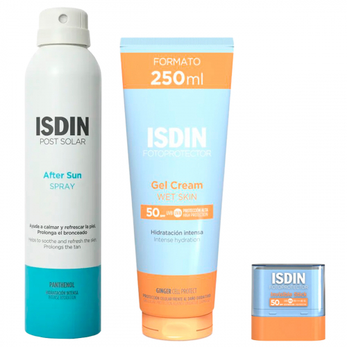 Combo Isdin Protección Solar Completa Rostro Y Cuerpo