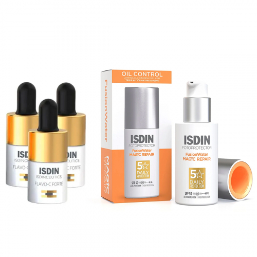 Isdin Combo Antiedad Fotoprotector Age Repair + Flavo-c Forte
