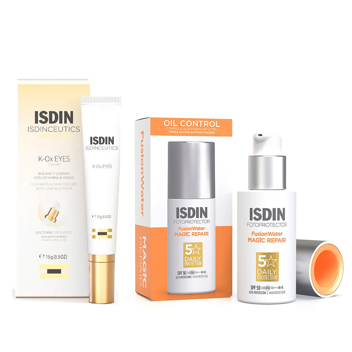 Isdin Rutina Reparadora Antiedad Ojos + Protector Solar