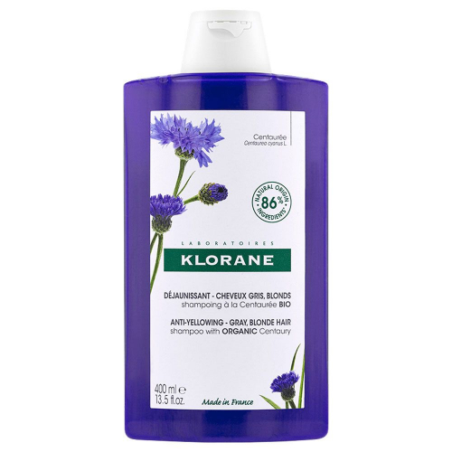 Klorane Centáurea Shampoo Para Cabello Blanco X 400ml