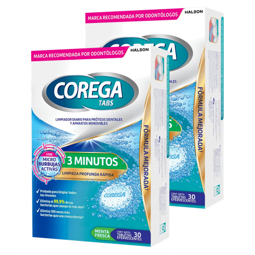 Pack 2 Corega Tabs X 30 Tabletas Efervescentes