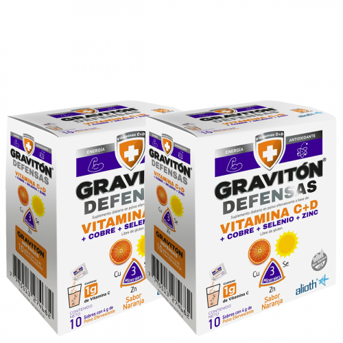 Pack 2 Gravitón Defensas Multivitamínico