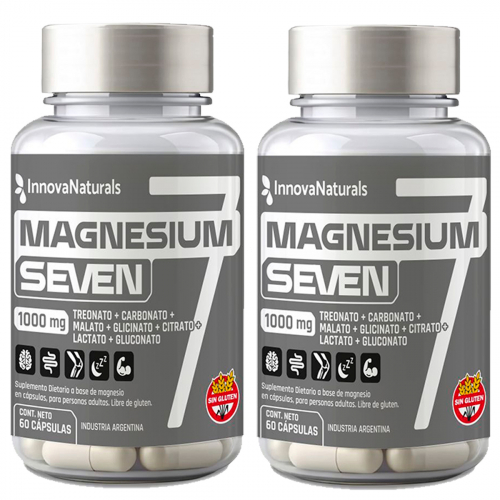Pack 2 Innovanaturals Magnesium Seven 7 En 1
