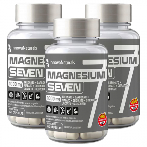 Pack 3 Innovanaturals Magnesium Seven 7 En 1