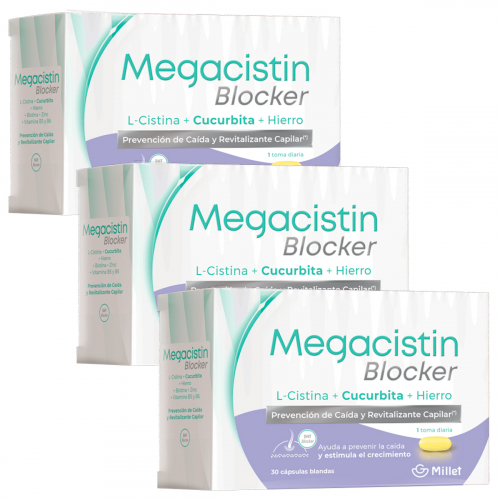 Pack 3 Megacistin Blocker Prevención De Caída