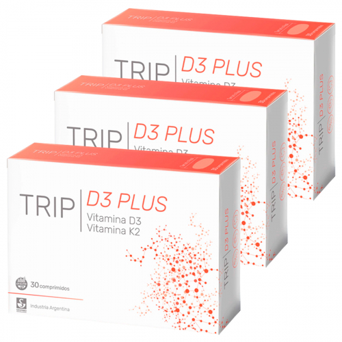 Pack 3 Trip D3 Plus Suplemento Dietario