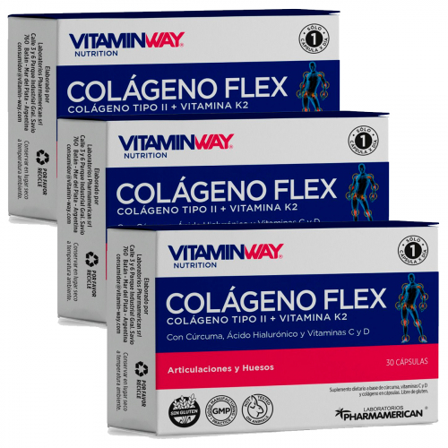 Pack 3 Vitamin Way Colágeno Flex