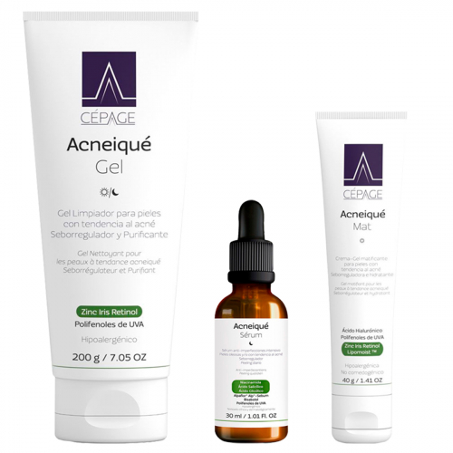 Rutina Cepage Facial Para Piel Grasa Acneica