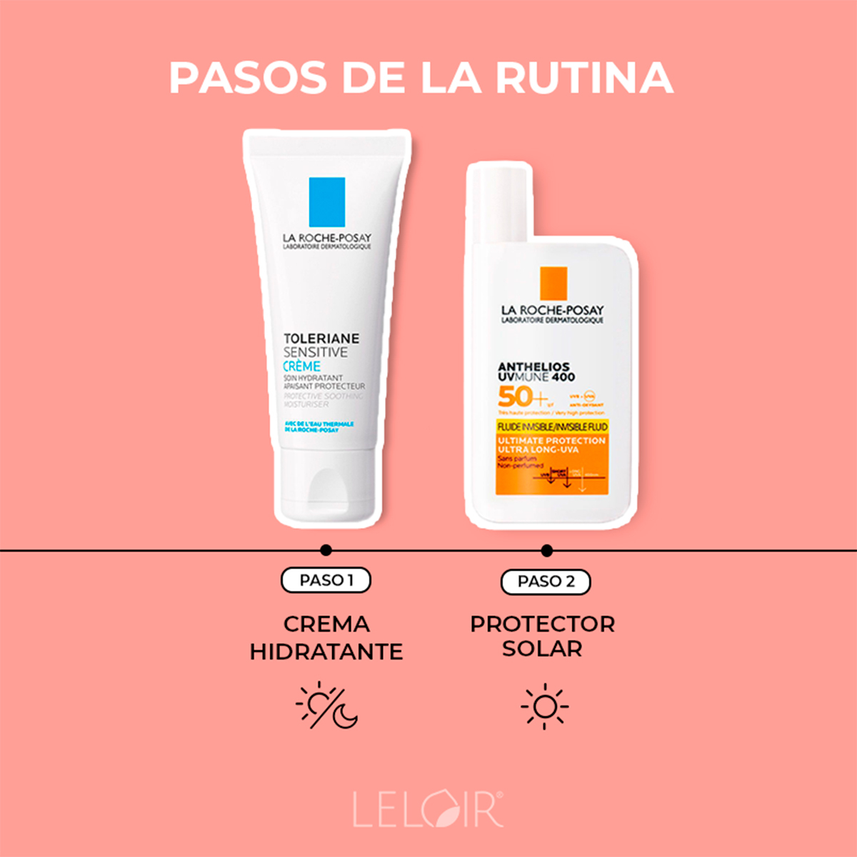 Rutina La Roche Posay Hidratación Y Protección Para Piel Sensible