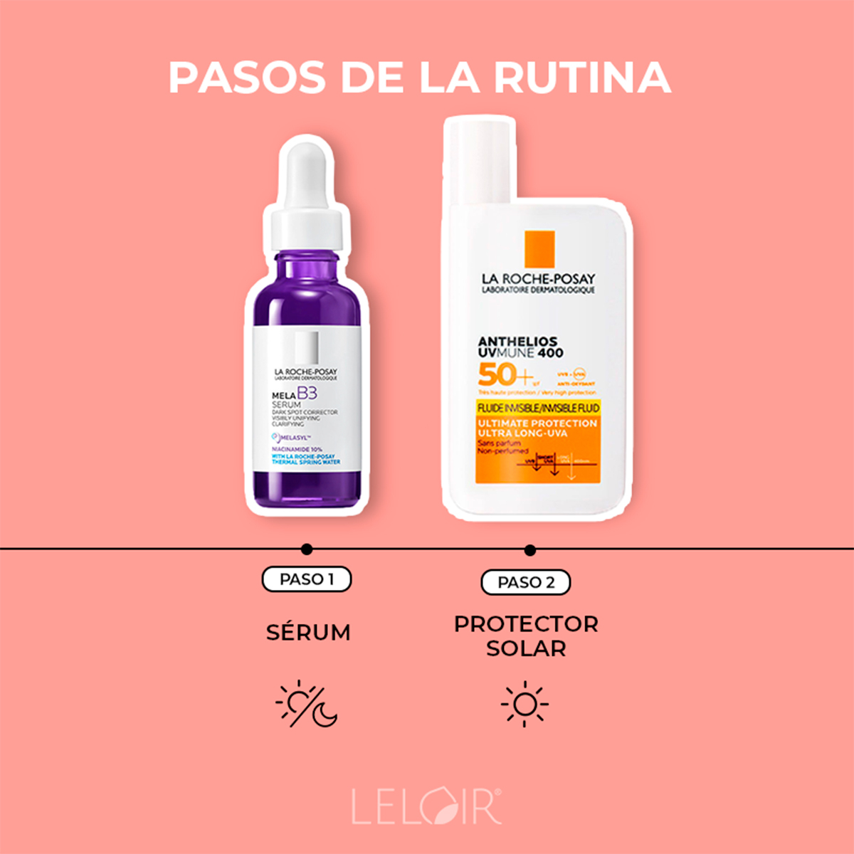 Rutina La Roche Posay Tratamiento Antimanchas Con Protección Solar