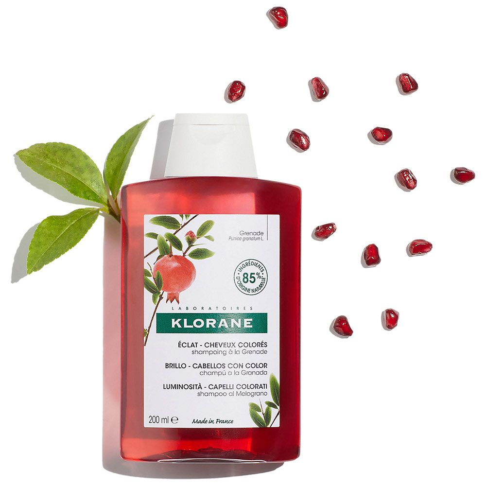Klorane Granada Shampoo Para Cabello Teñido X 200ml