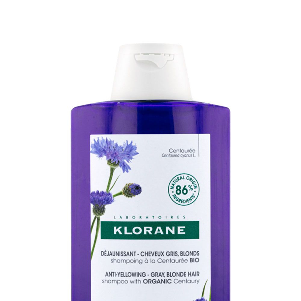 Klorane Centáurea Shampoo Para Cabello Blanco X 200ml
