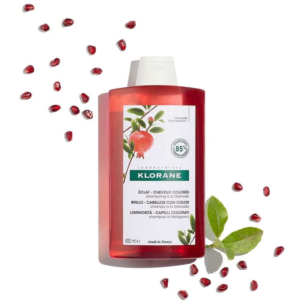 Klorane Granada Shampoo Para Cabello Teñido X 400ml