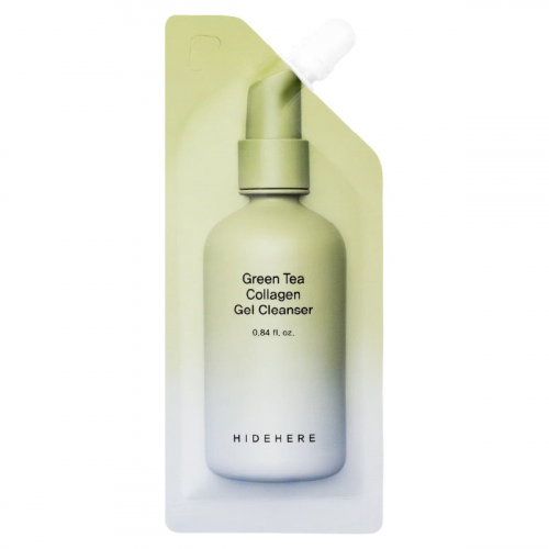 Hidehere Green Tea Collagen Gel Limpiador